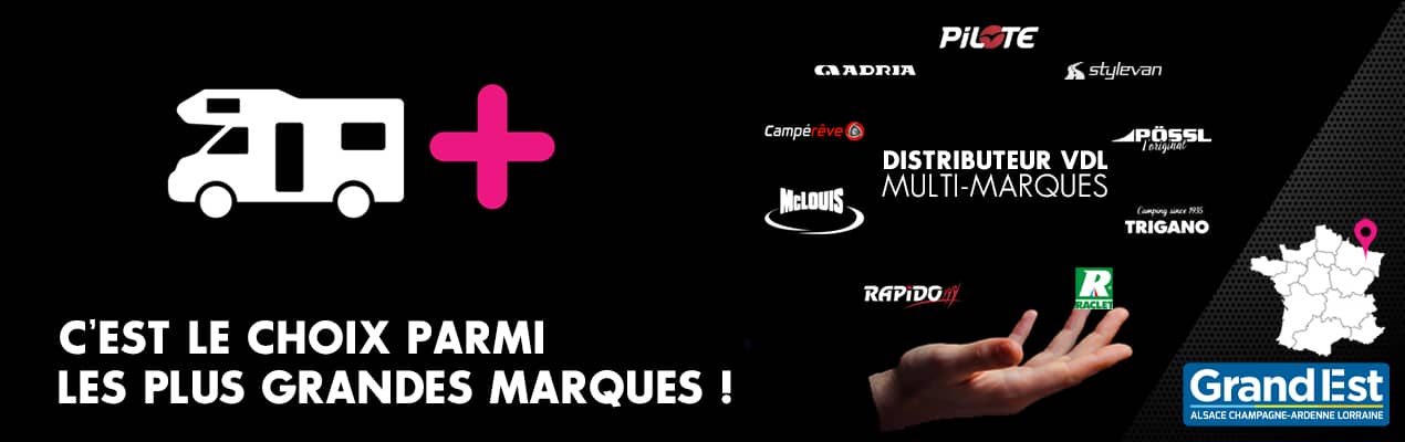 Le choix parmi les plus grandes marques